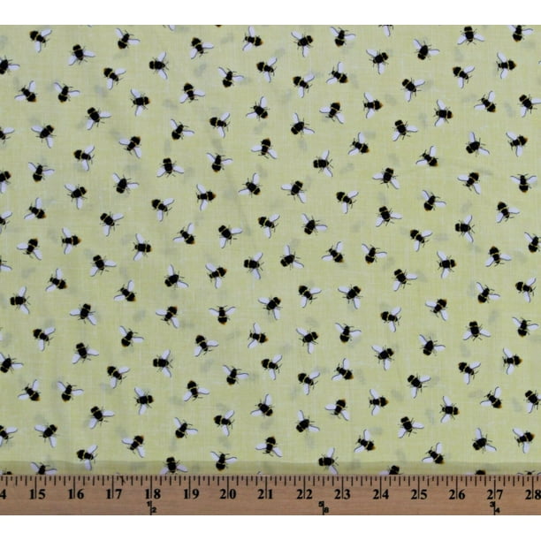 Garden Buzz Small Pack Flower Cotton Fabric Sold by the Yard